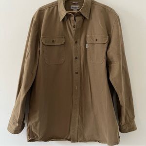 Carhartt Original Fit Button Up Twill Work Shirt NWOT Size XL